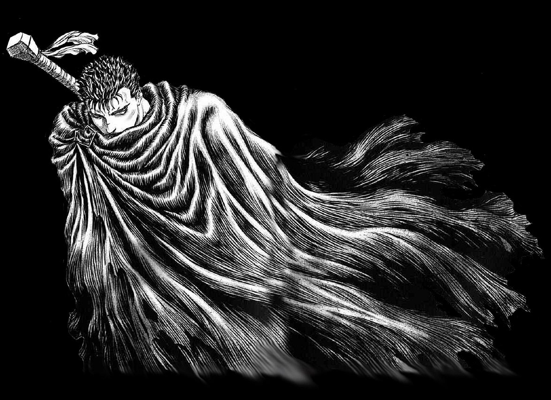 Guts Berserk Cloak - HD Wallpaper 