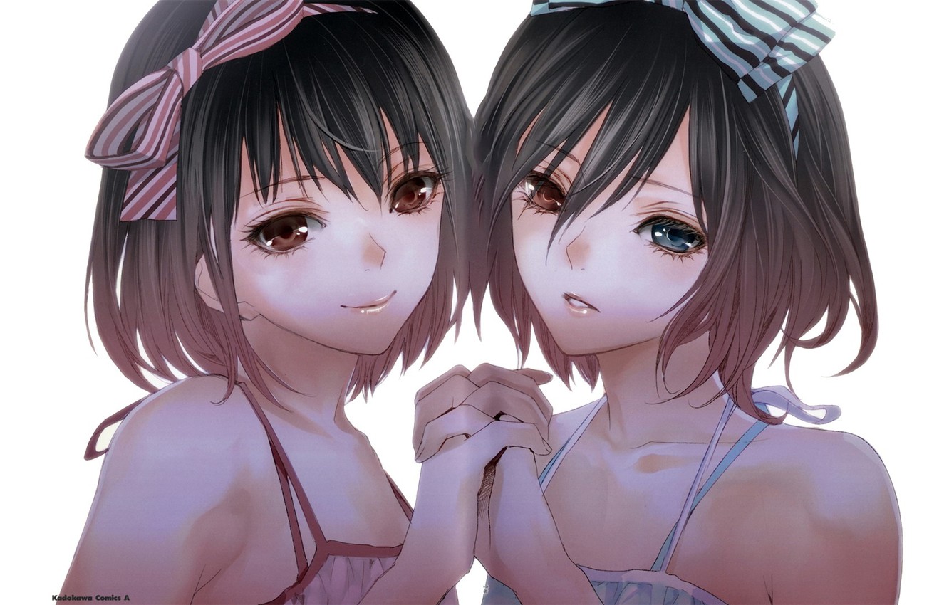 Photo Wallpaper Girls, Anime, Art, Another, Mei Misaki - Misaki Mei And Misaki Fujioka - HD Wallpaper 