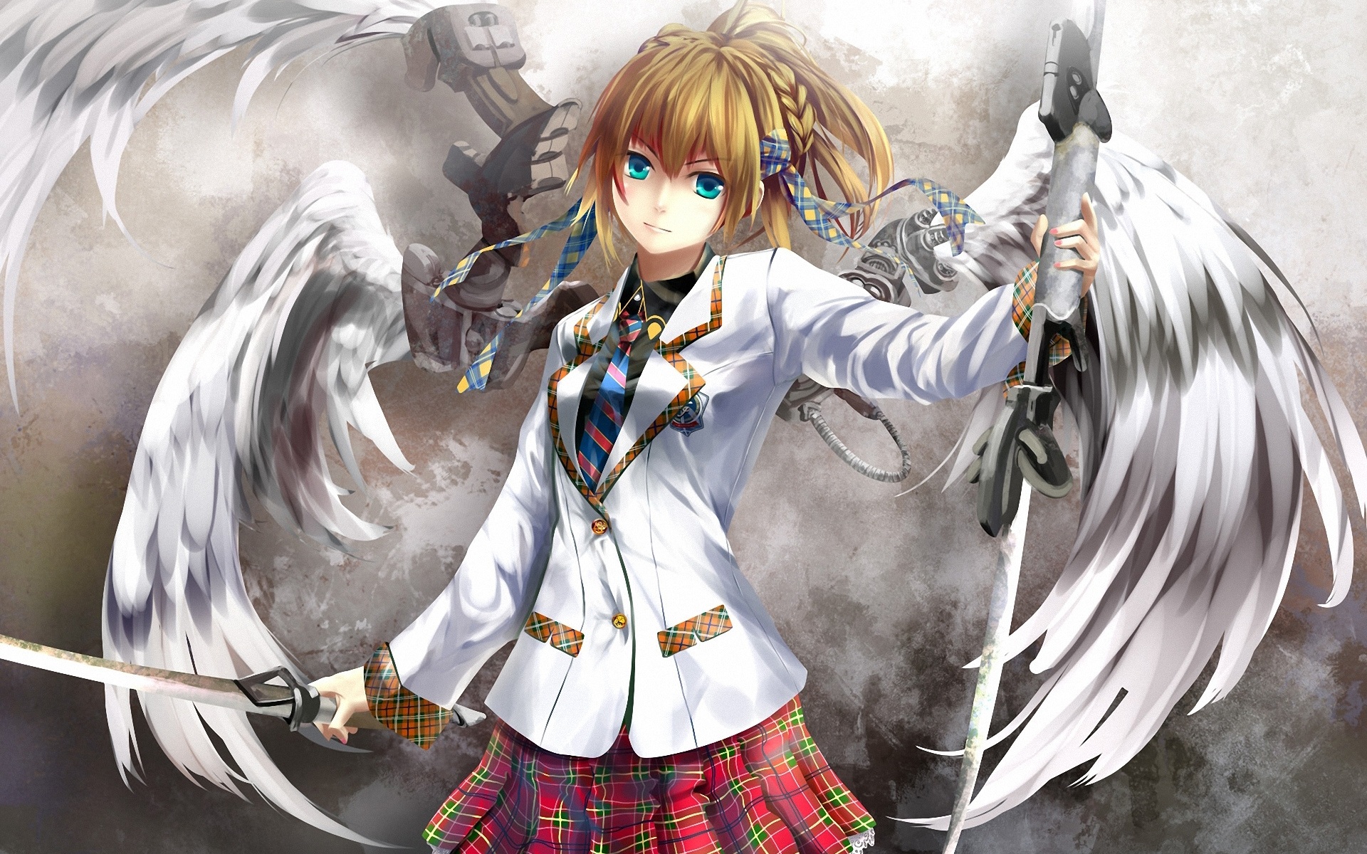 New Anime Angel Girl Sword Full Hd Wallpaper 4755 Just - Nightcore → Armor - HD Wallpaper 