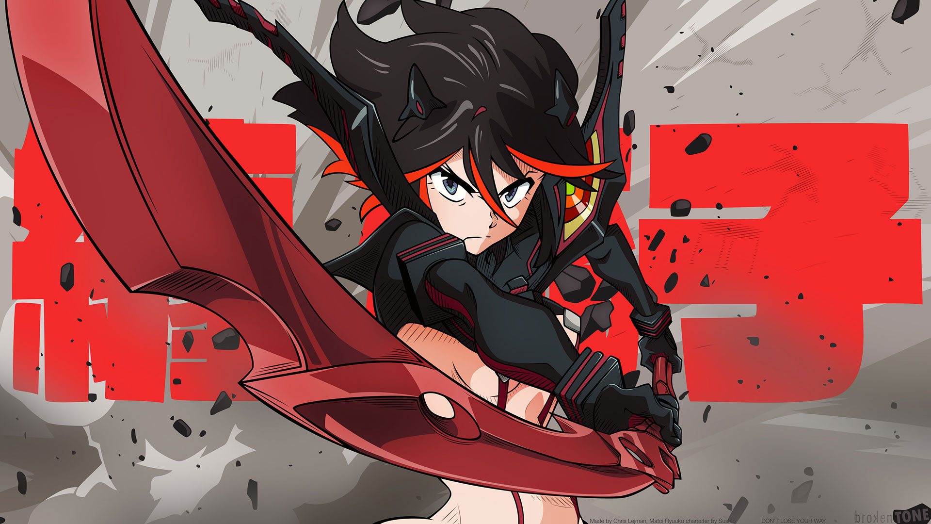 Over The Top Anime - Kill La Kill - HD Wallpaper 