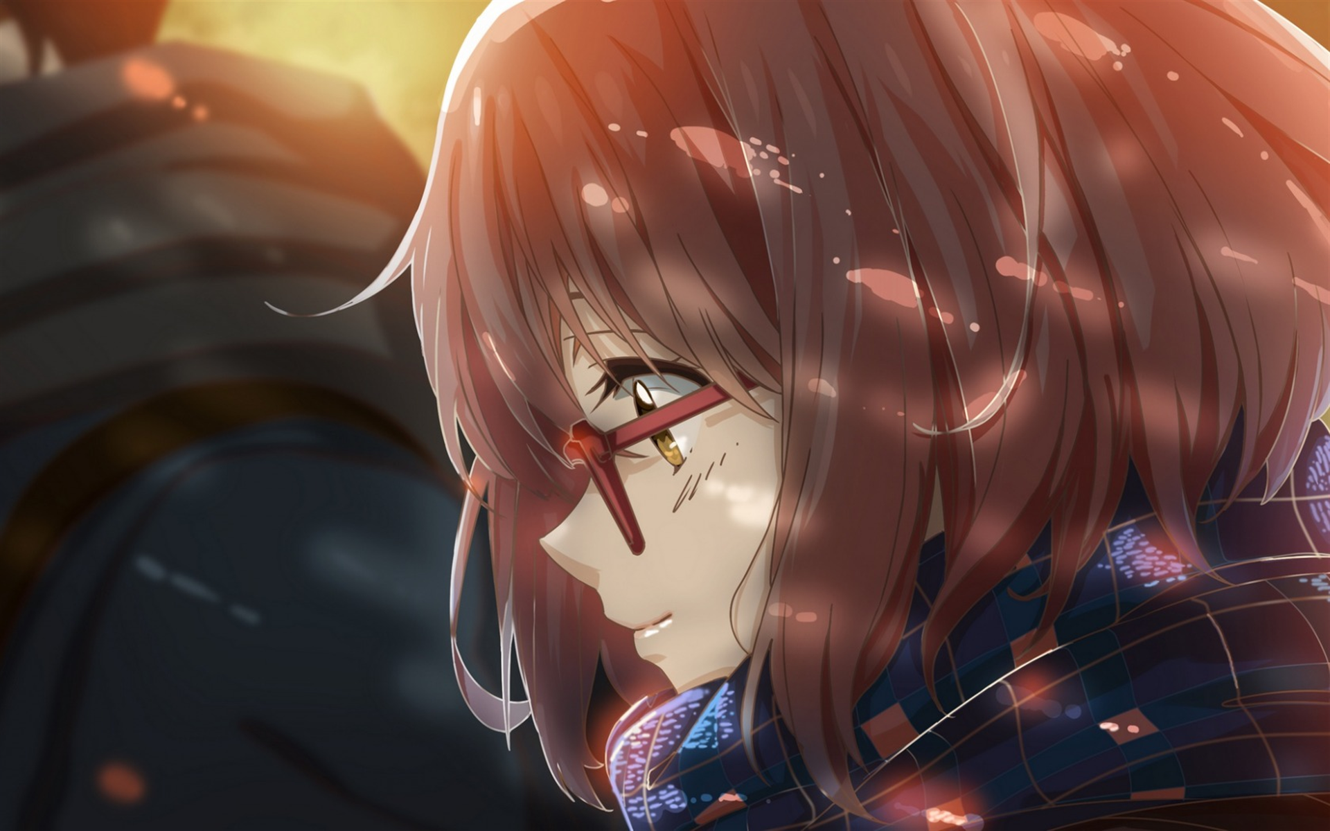 Kyoukai No Kanata, Mirai Kuriyama, Art, Manga About - I M Not Her Nightcore - HD Wallpaper 