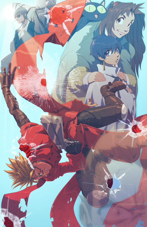 Anime, Trigun, Milly Thompson, Meryl Stryfe, Nicholas - Trigun Wallpaper For Mobile - HD Wallpaper 