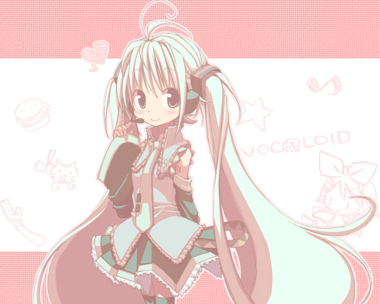 Lovely Vocaloid - HD Wallpaper 