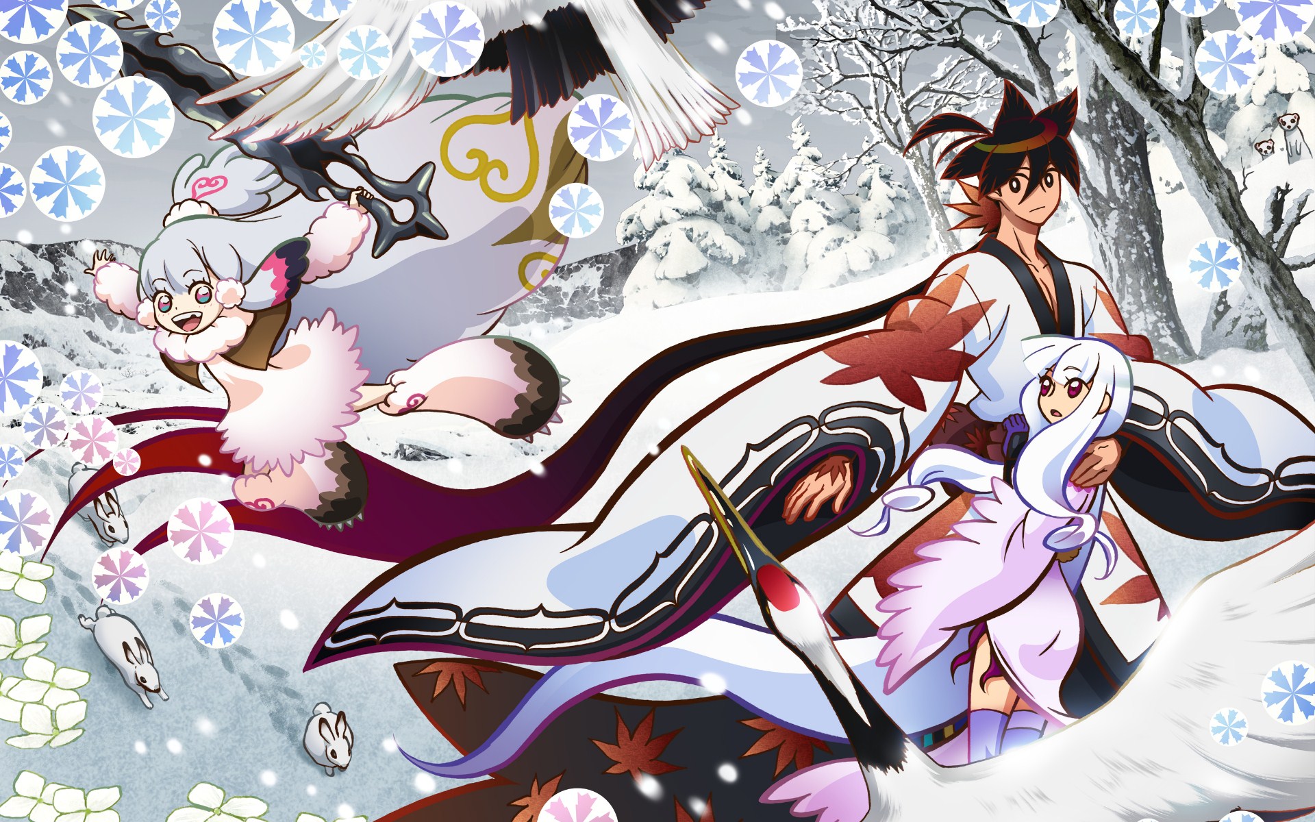 Hq Katanagatari Wallpapers - Shichika Yasuri And Togame - HD Wallpaper 