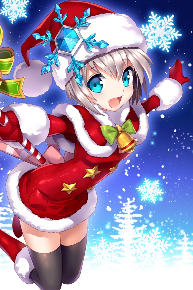 Christmas 2015 Anime - Anime Christmas Wallpaper Phone - HD Wallpaper 