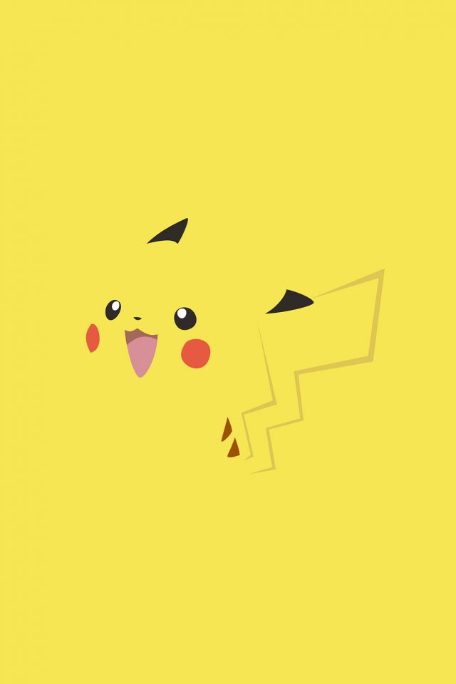 Wallpaper Pikachu Yellow Anime Iphone Wallpaper - Pikachu Background - HD Wallpaper 