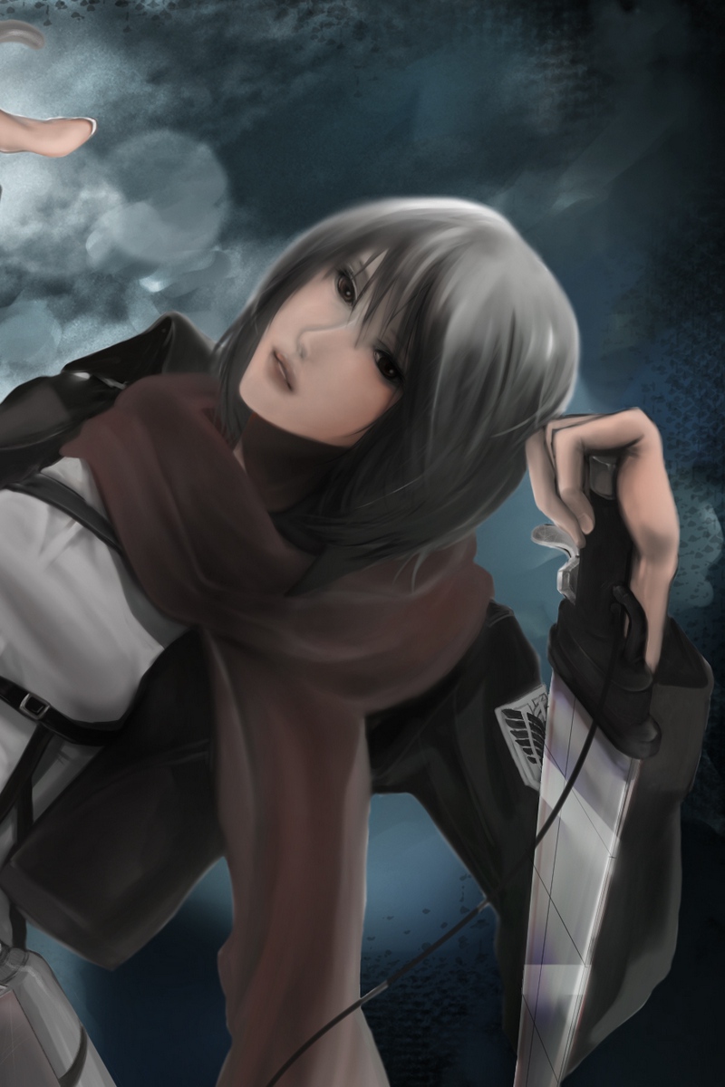 Wallpaper Mikasa Ackerman, Blades, Shingeki No Kyojin - Shingeki No Kyojin Wallpaper 4k - HD Wallpaper 
