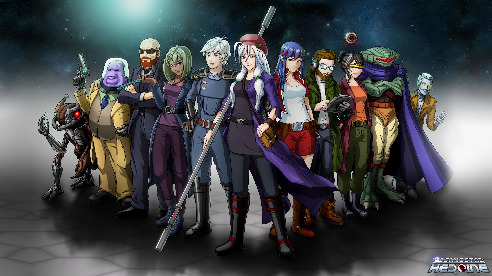 Cosmic Star Heroine Cover Wallpaper - Cosmic Star Heroine - HD Wallpaper 