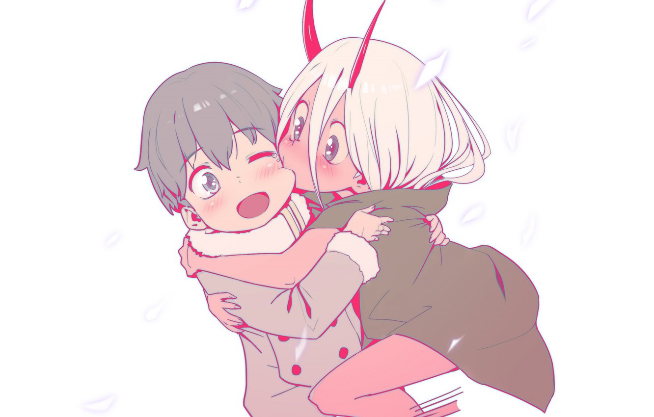 Photo Wallpaper Children, 002, Darling In The Frankxx, - Hiro Zero Two And Ichigo - 1332x850 Wallpaper Photo Wallpaper Children, 002, Darling In The Frankxx, - Hiro Zero Two And Ichigo - 1332x850 Wallpaper