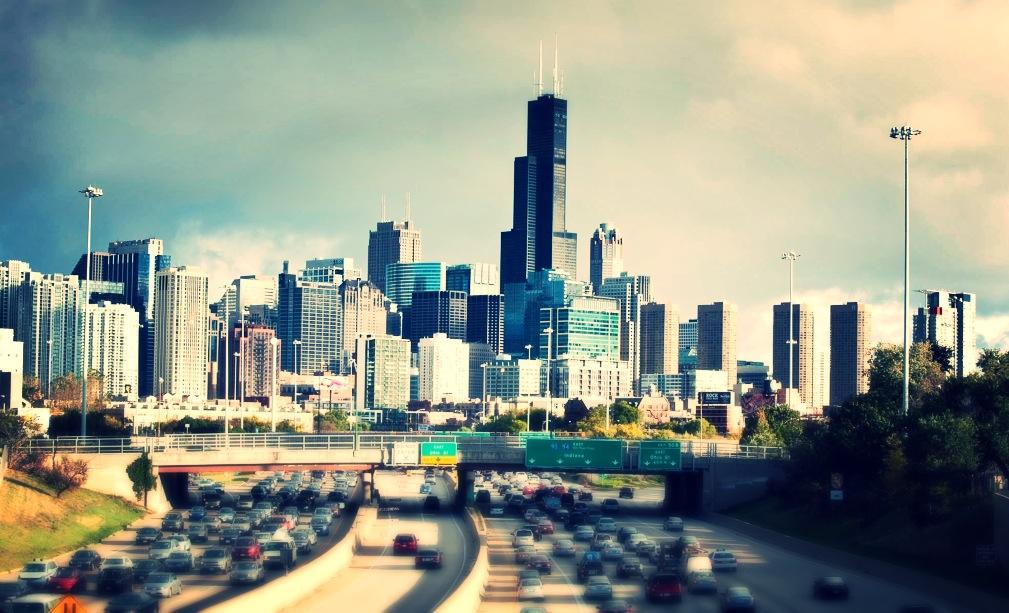 Chicago Wallpaper - Skyline - HD Wallpaper 
