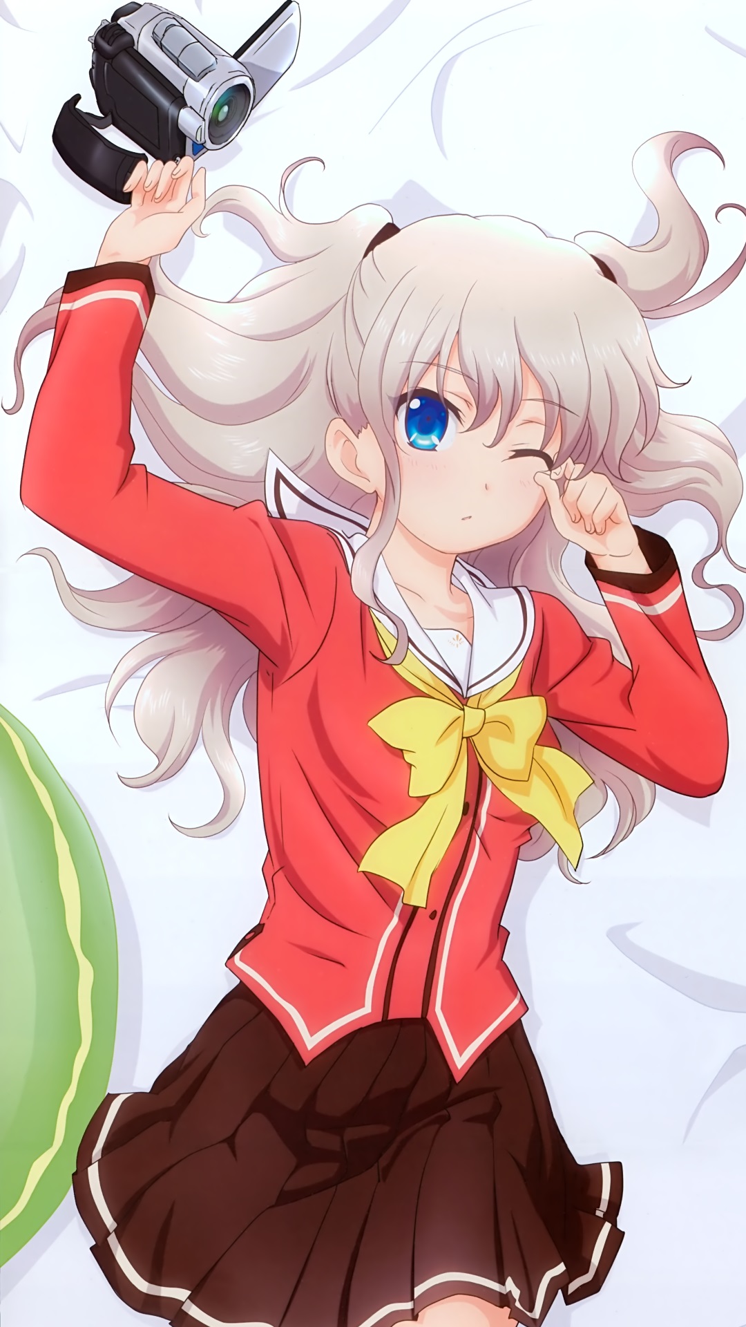 Charlotte Nao Tomori - Nao Tomori Body Pillow - HD Wallpaper 