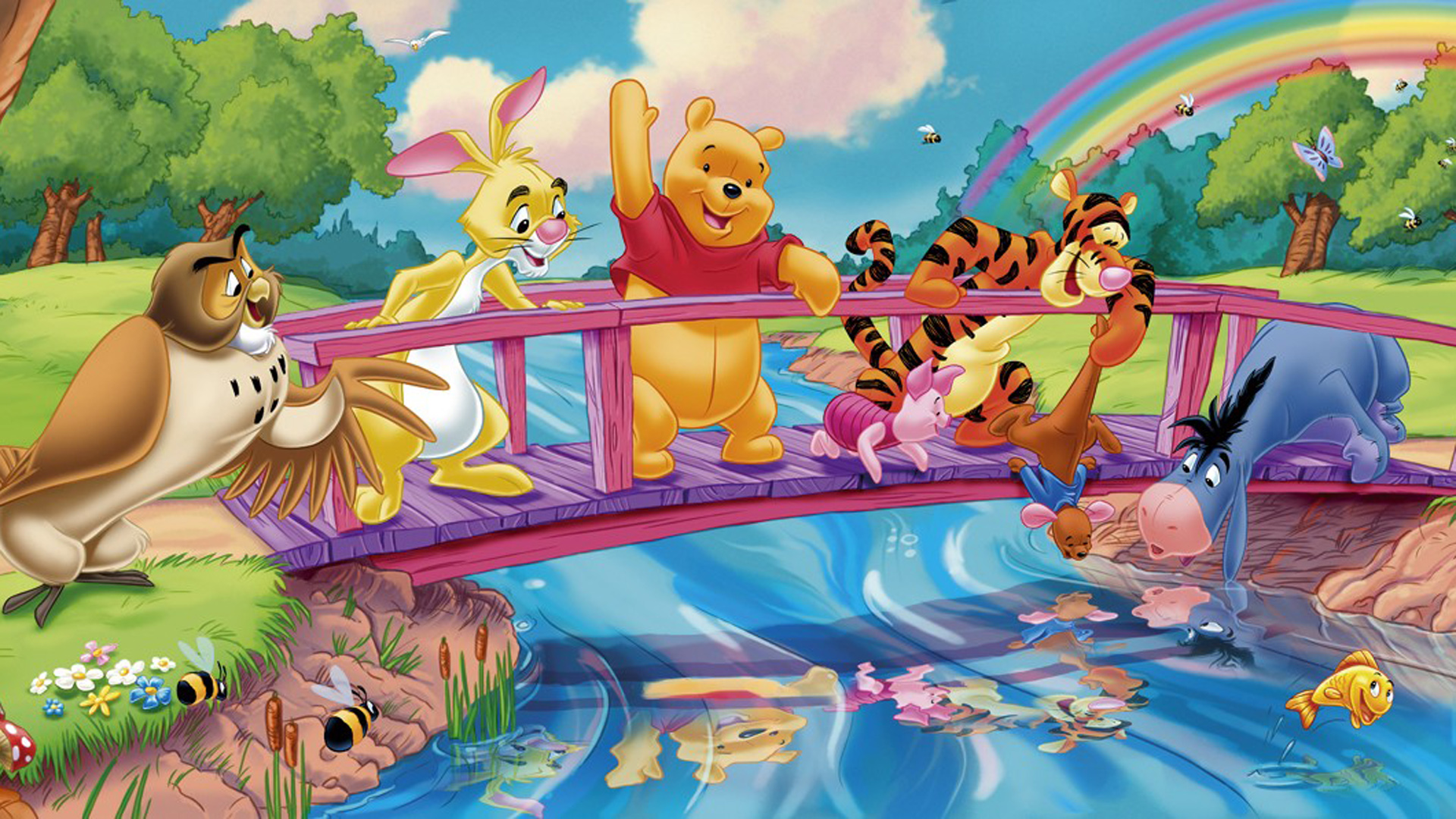 1080p Winnie The Pooh - HD Wallpaper 