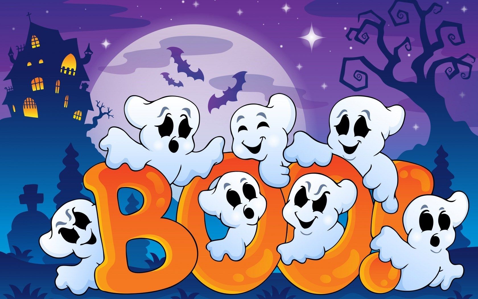 Cute Halloween Desktop Background - HD Wallpaper 