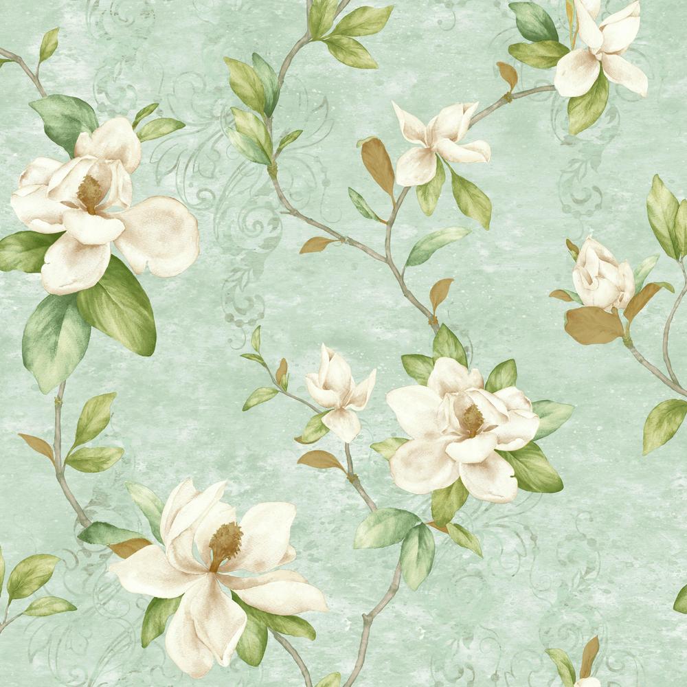 York Wallcoverings Charlotte Magnolia - HD Wallpaper 