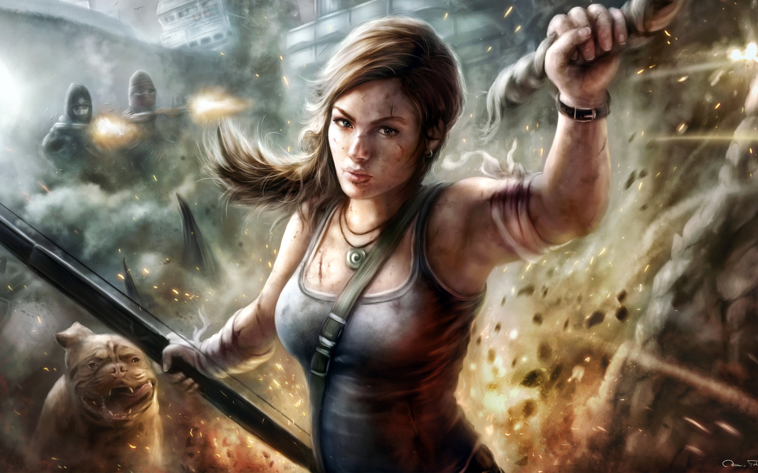 Tomb Raider Lara Croft Wallpaper - Tomb Raider - HD Wallpaper 