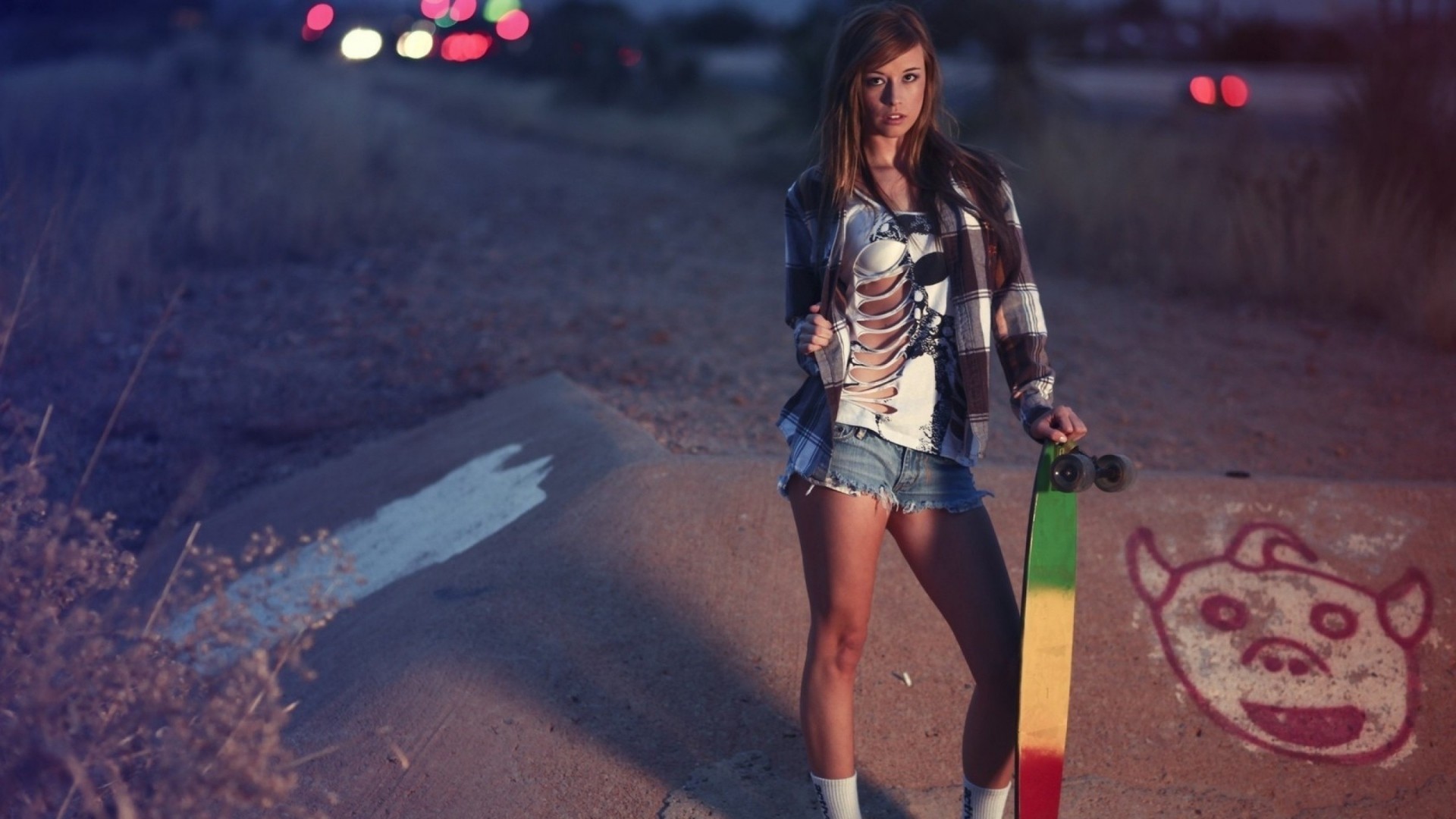 1920x1080, Girl, Skate, Style 
 Data Id 17915 
 Data - Skater Girl - HD Wallpaper 