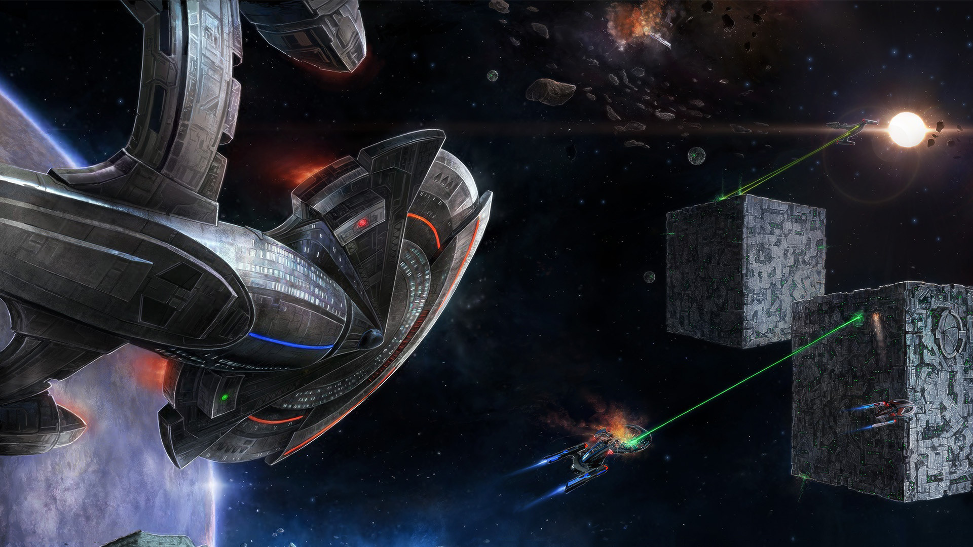 Star Trek Online Wallpaper - Star Trek Wallpaper Dual Screen - HD Wallpaper 