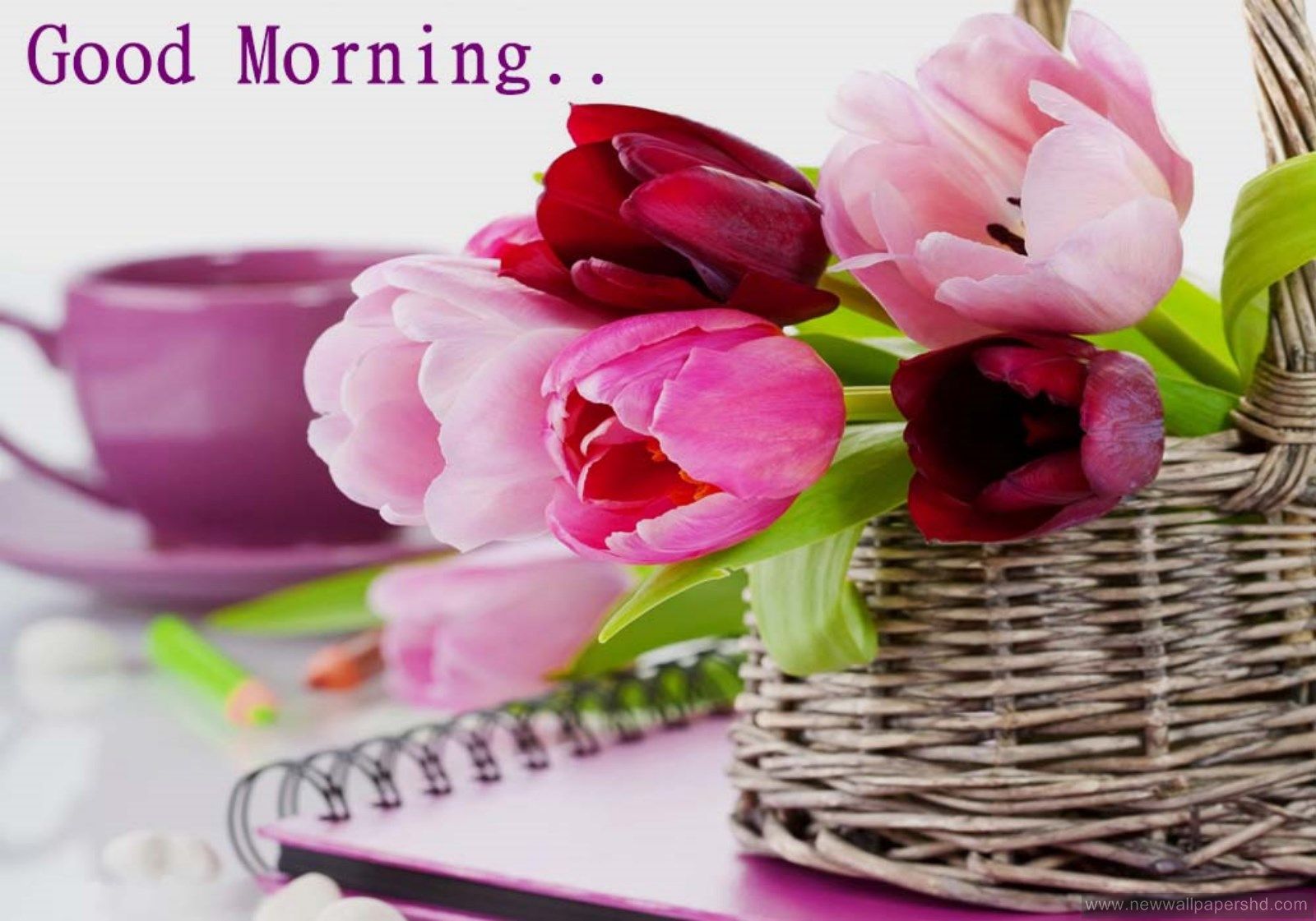 Good Morning With Love Hd - HD Wallpaper 