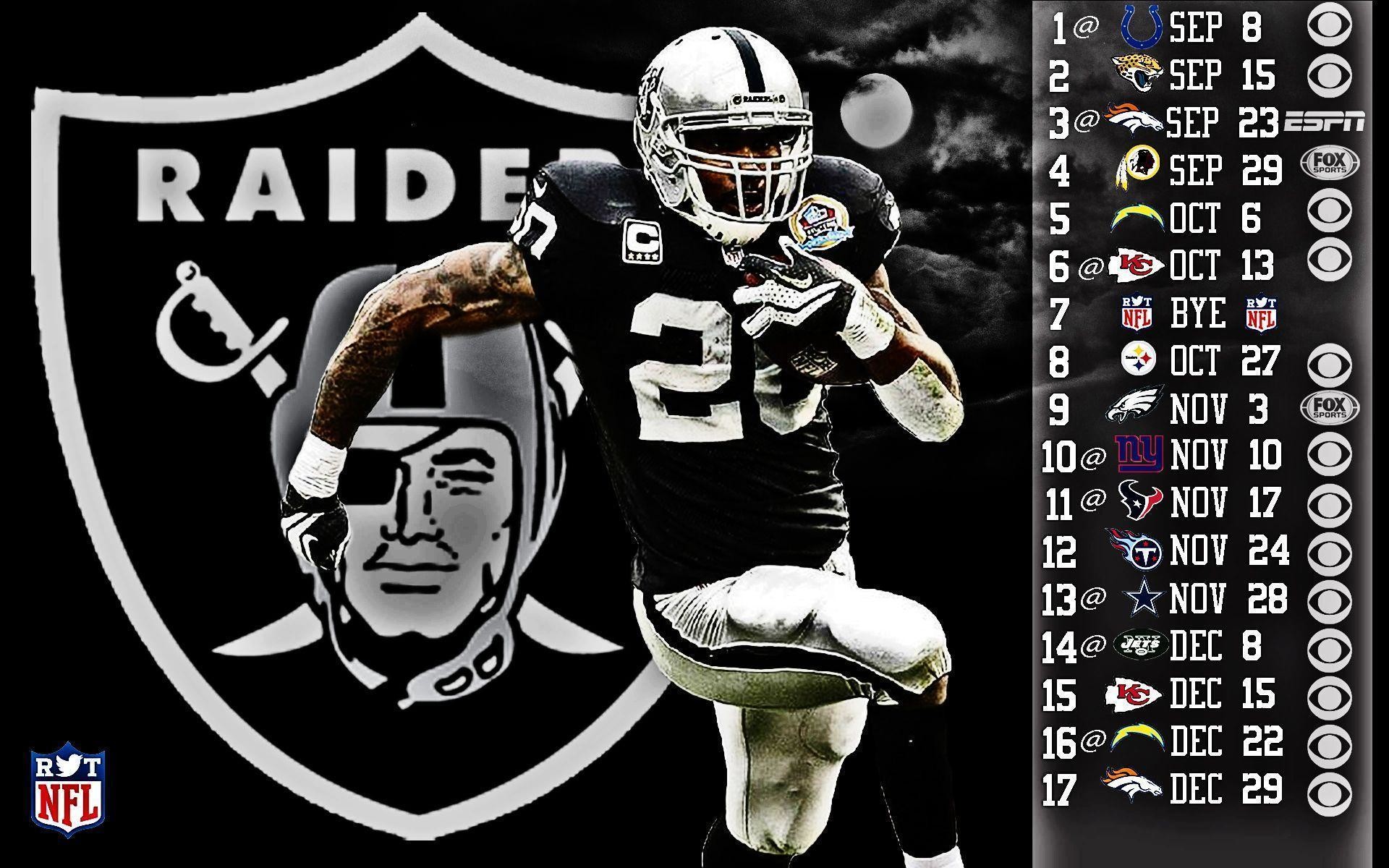 1920x1200, Download This Wallpaper 
 Data Id 216557 - Oakland Raiders 2017 Schedule - HD Wallpaper 