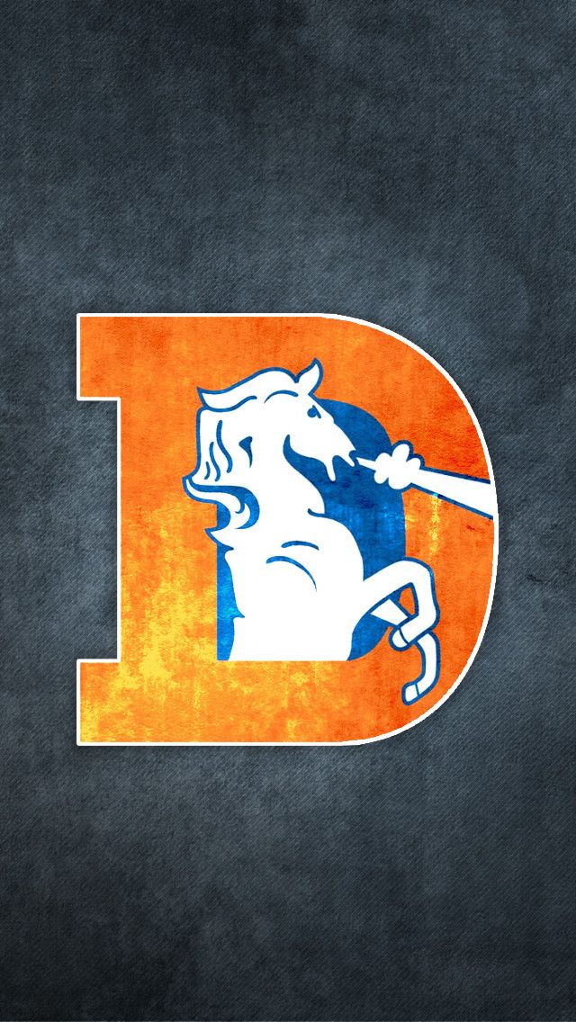Old School Denver Broncos Logo - HD Wallpaper 