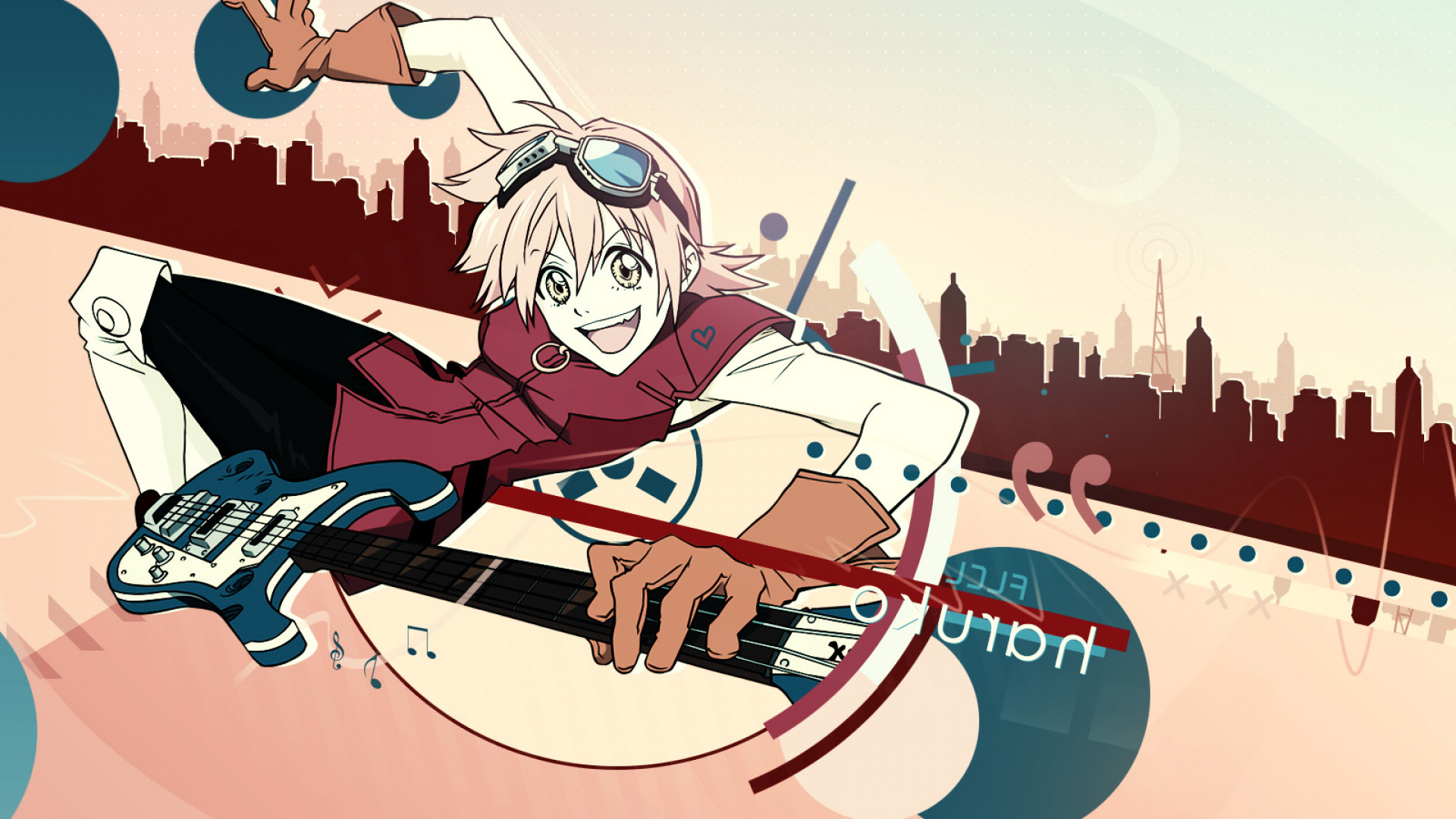 Haruhara Haruko - Flcl Wallpaper Haruhara Haruko - HD Wallpaper 
