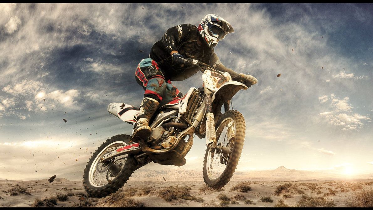 Background Motocross - HD Wallpaper 