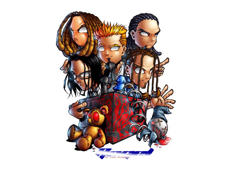 Korn - Korn Cartoon - HD Wallpaper 