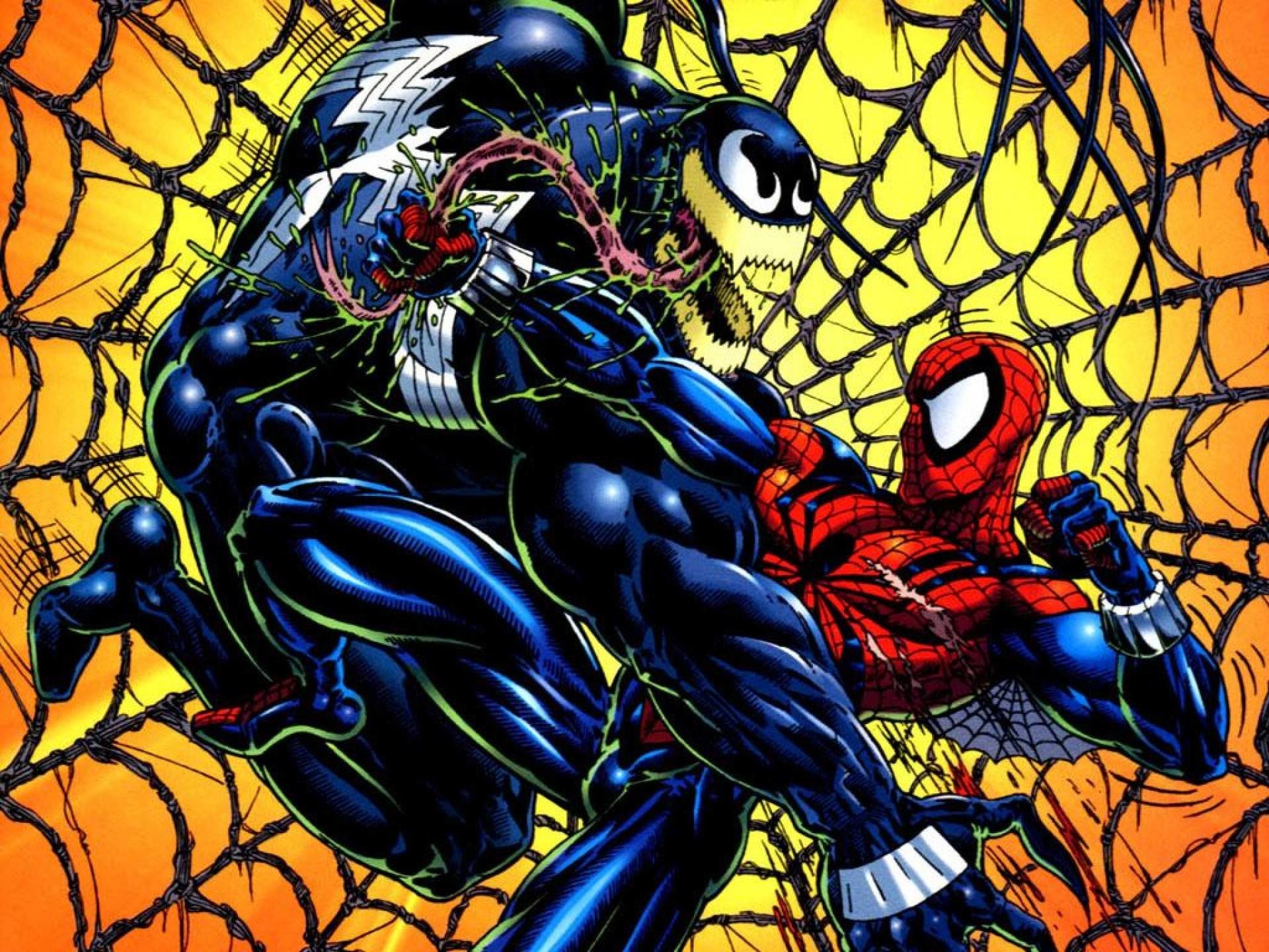 Wiki Comic Book Background Hd Pic Wpe005364 
 Data - New Spiderman Vs Venom - HD Wallpaper 