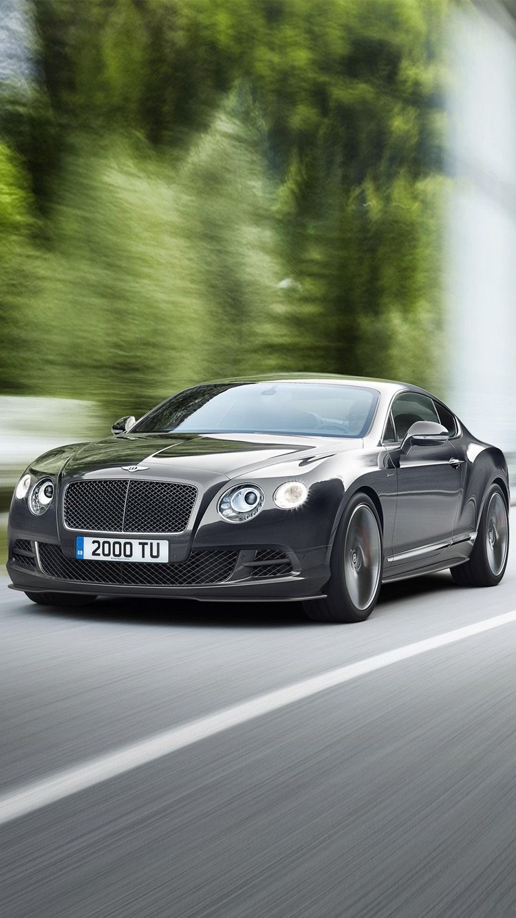 Bentley Continental Gt Iphone 6/6 Plus Wallpaper - Bentley Continental Gt Gunmetal Grey - HD Wallpaper 