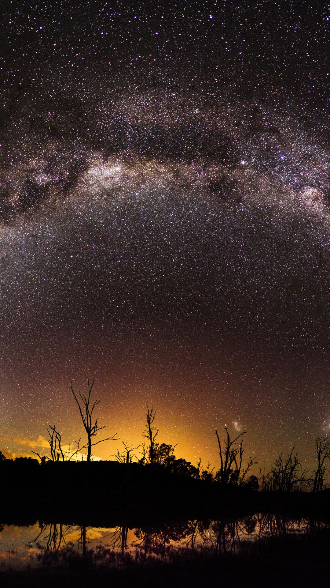 4 Western Apple/iphone 6 Plus Wallpapers - Milky Way Over Harvey Dam Western Australia - HD Wallpaper 