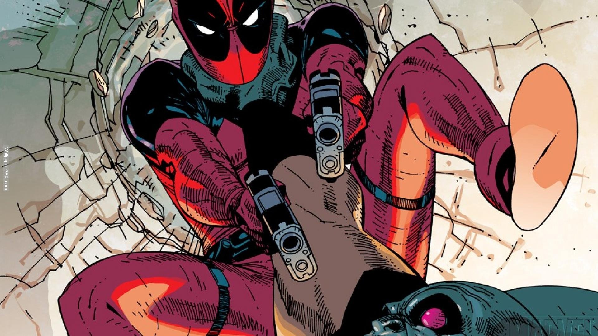 Deadpool Wade Winston Wilson Anti-hero Marvel Comics - Deadpool Comic Book Cover - HD Wallpaper 