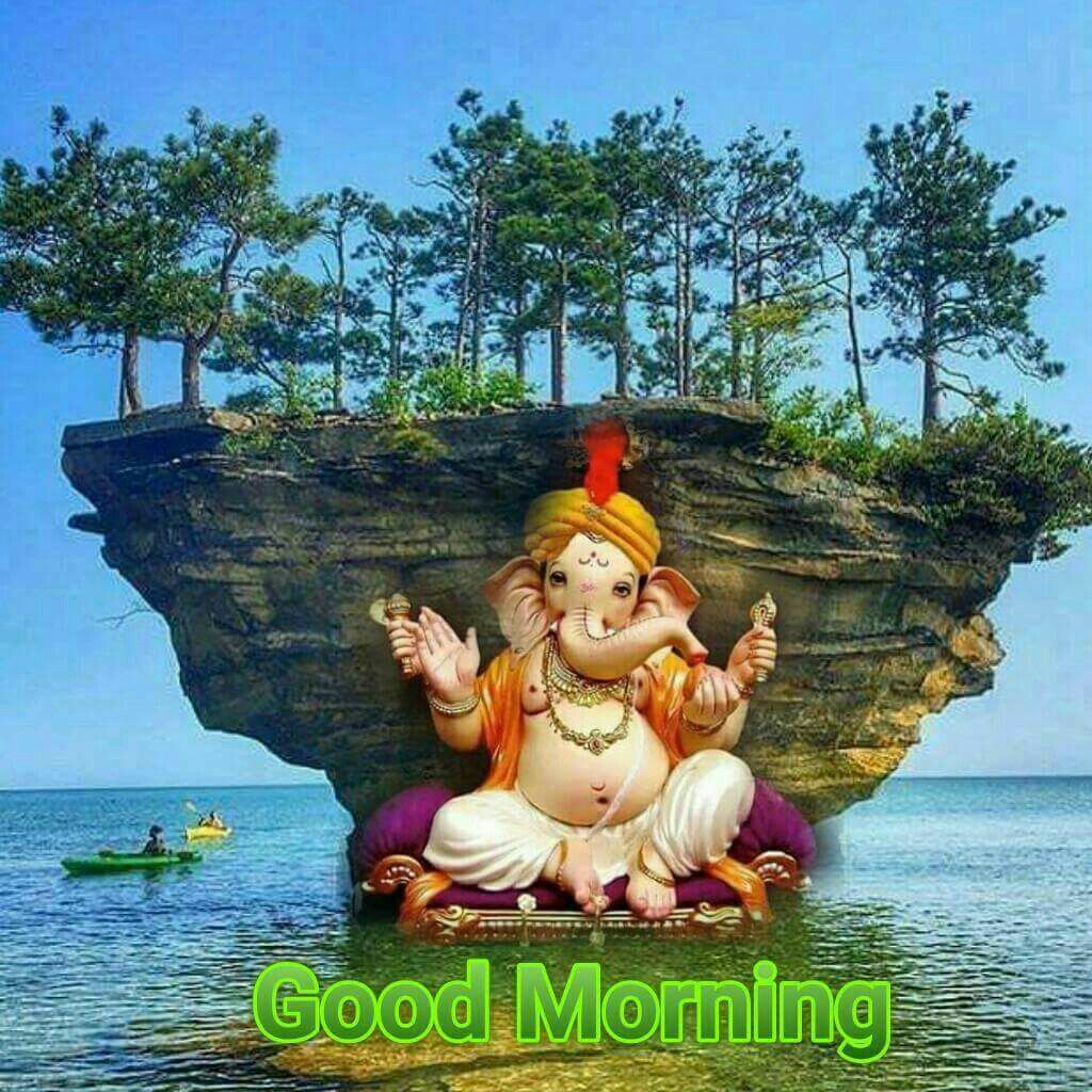 Ganapathi Image Good Morning - HD Wallpaper 