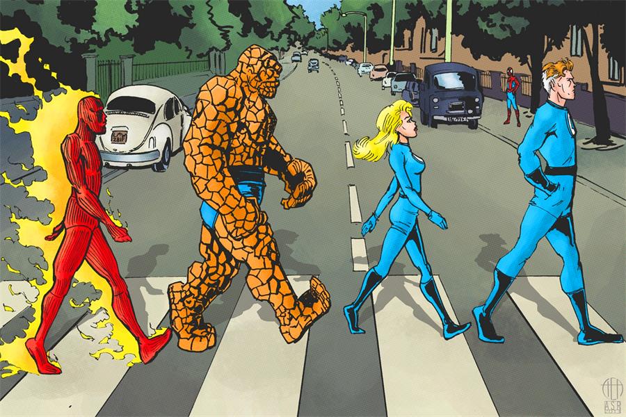 Fantastic Four Comic Poster - HD Wallpaper 
