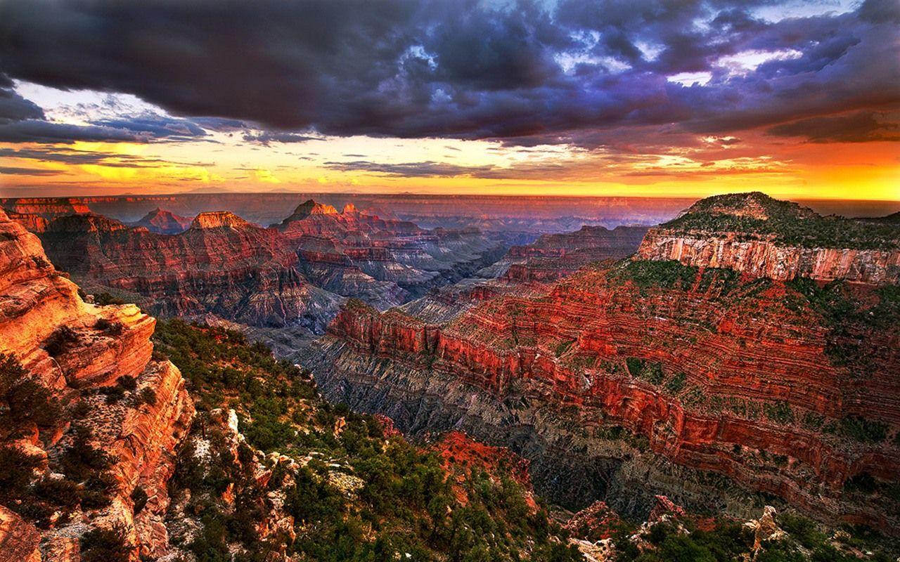 Grand Canyon Wallpapers - Grand Canyon Background - HD Wallpaper 