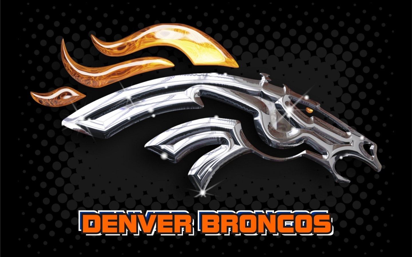 3d Denver Broncos Wallpaper - Cool Denver Broncos Logos - HD Wallpaper 
