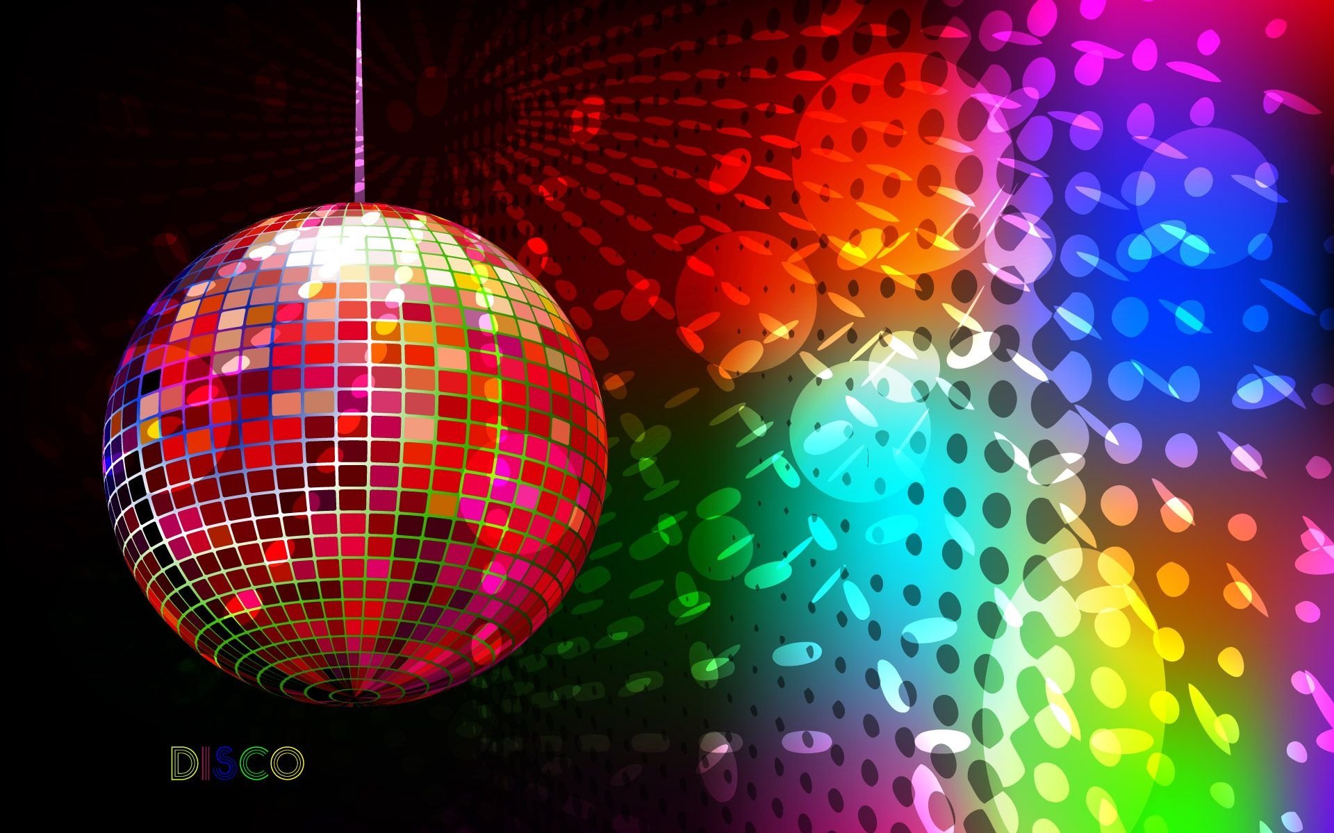 High Resolution Disco Background - HD Wallpaper 