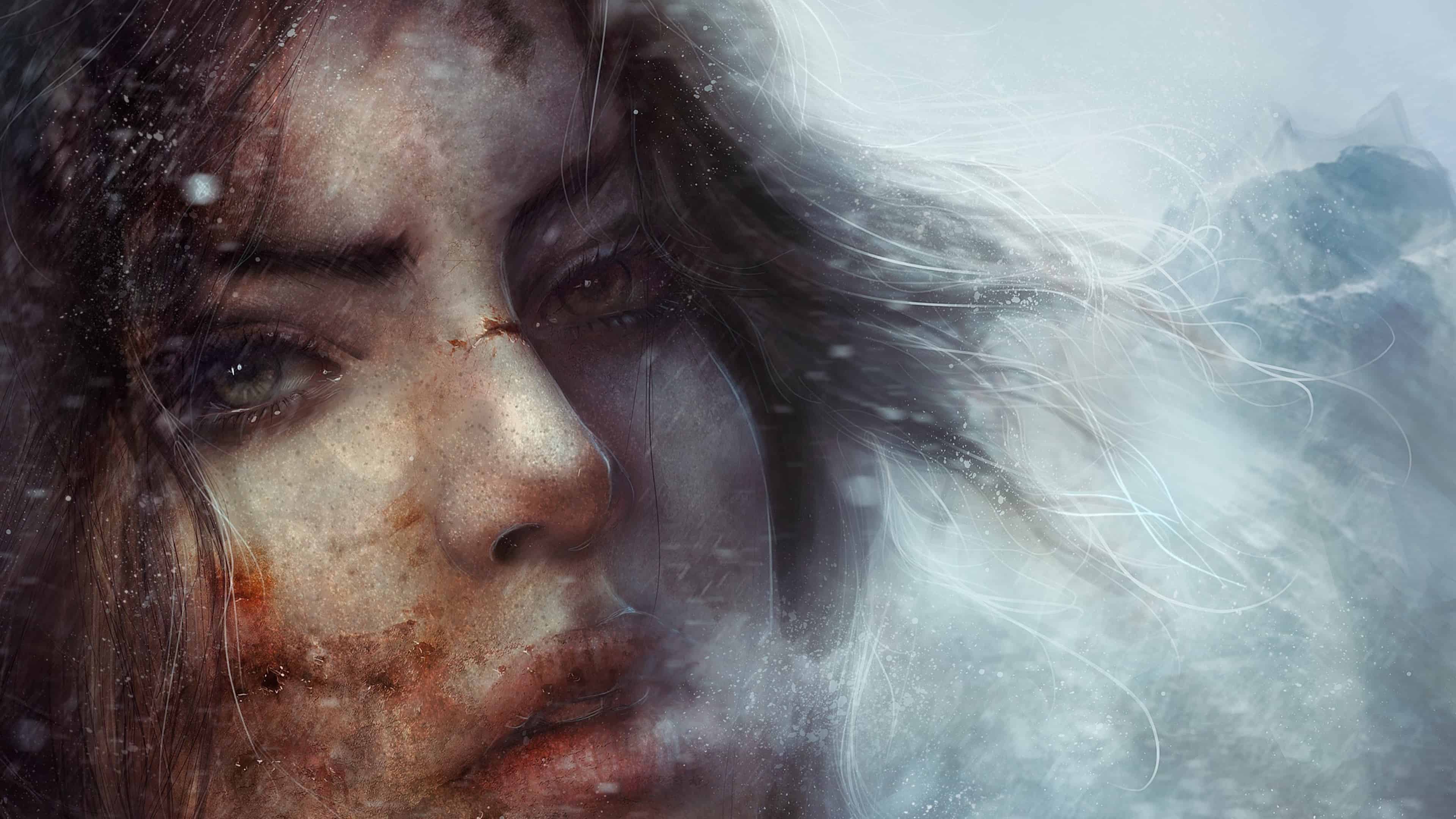 Tomb Raider Lara Croft Portrait Uhd 4k Wallpaper - Girl - HD Wallpaper 