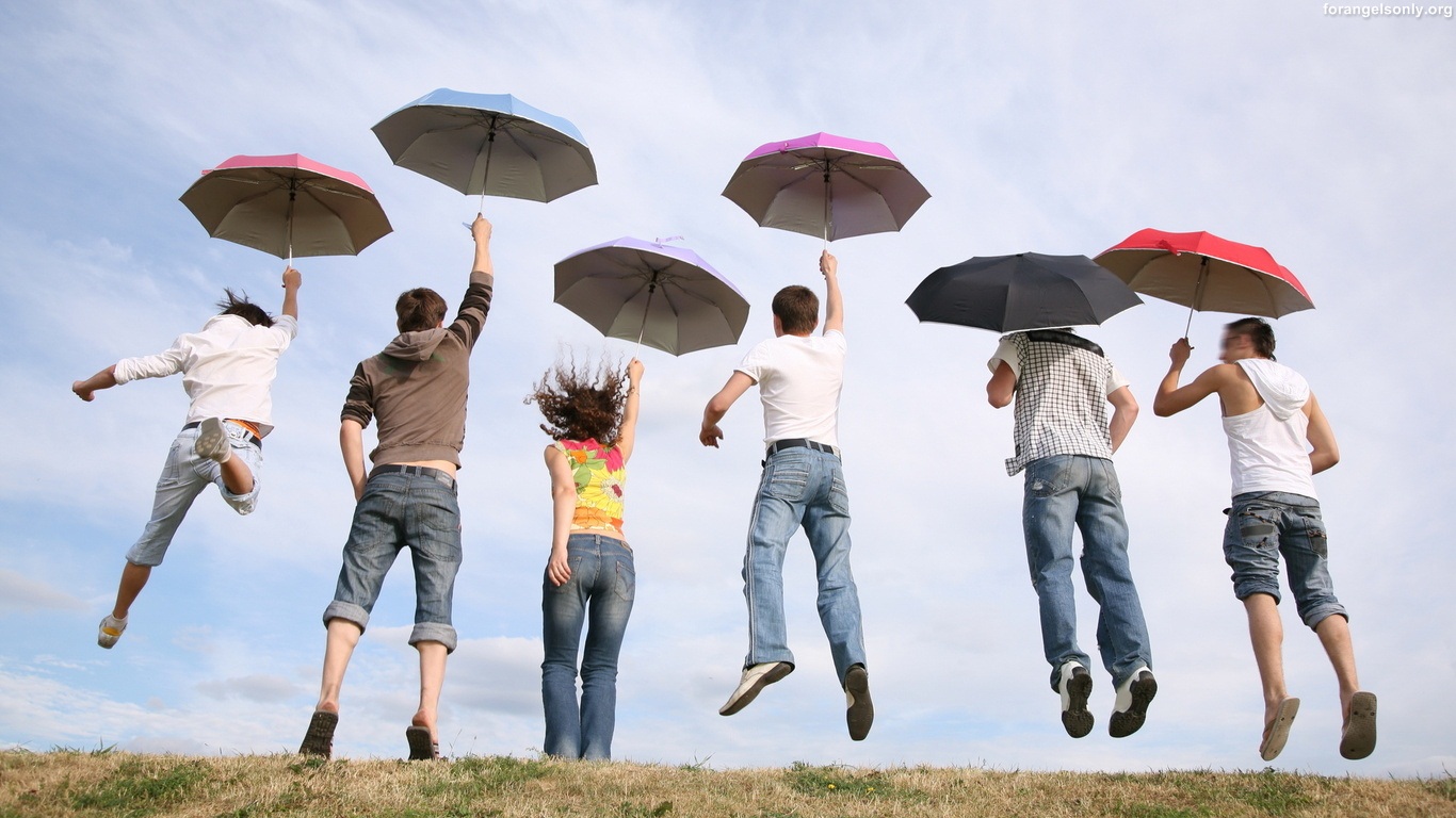 Happy People Wallpaper Hd - HD Wallpaper 