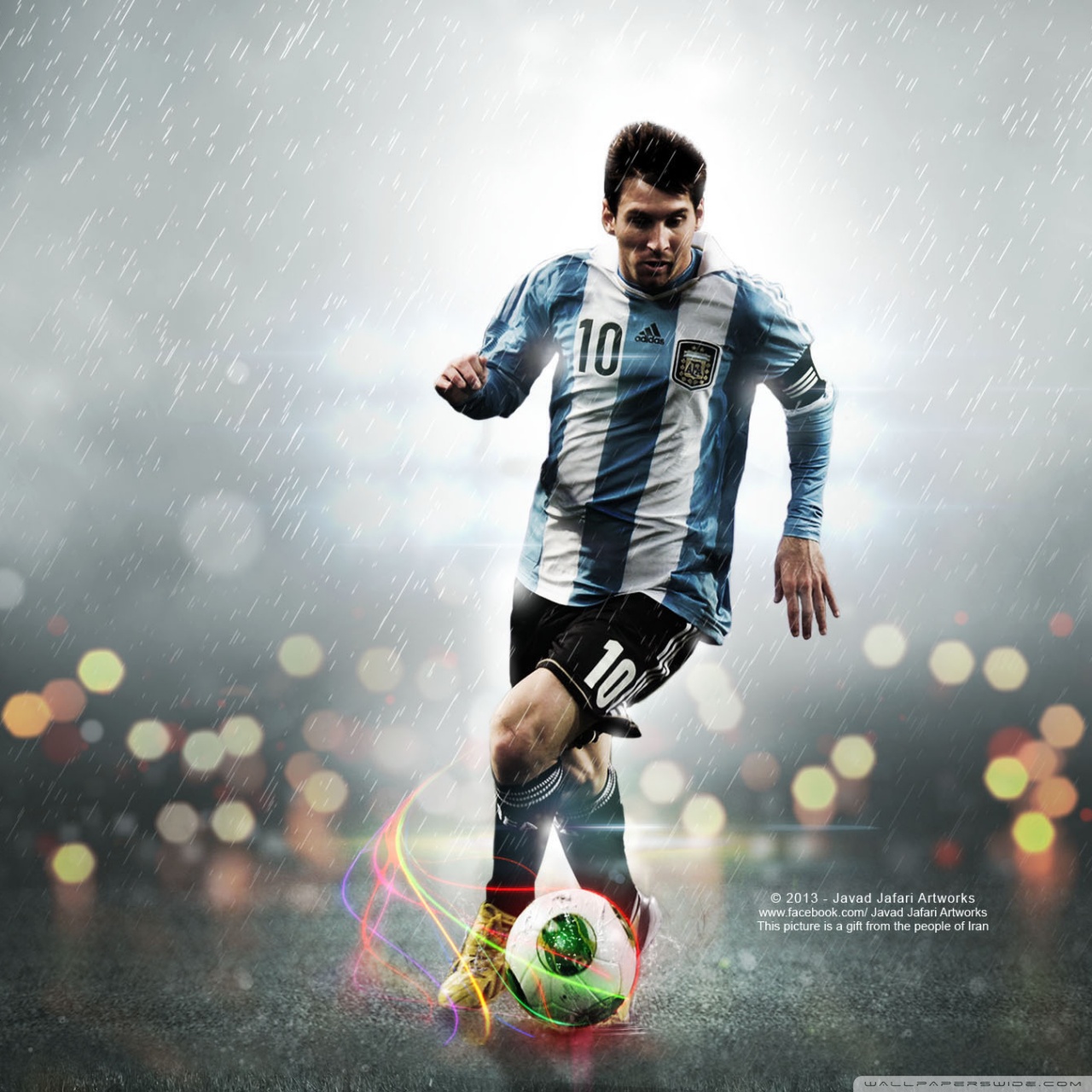 Football Players Wallpapers Messi - HD Wallpaper 