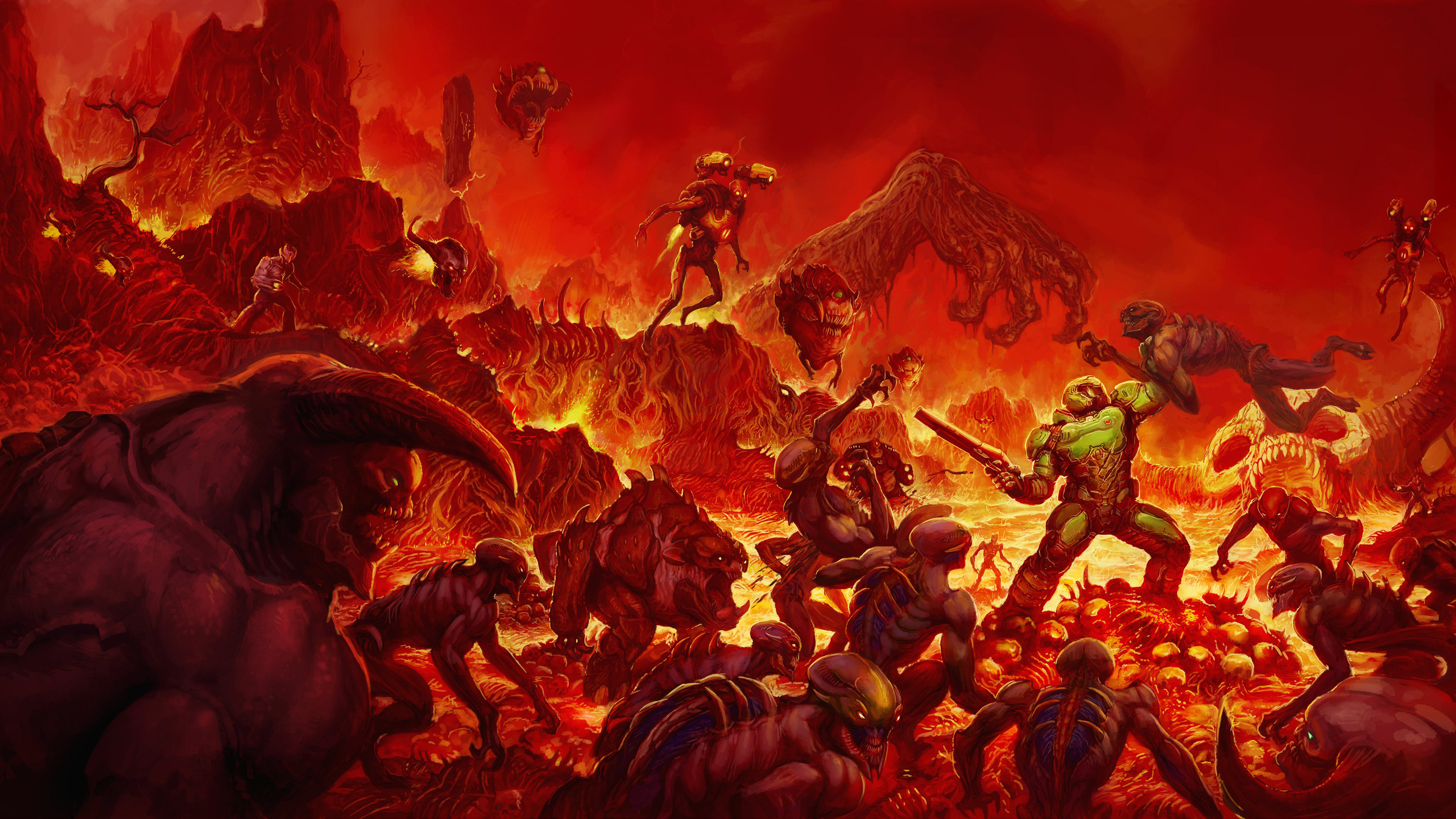 Doom 2016 - HD Wallpaper 