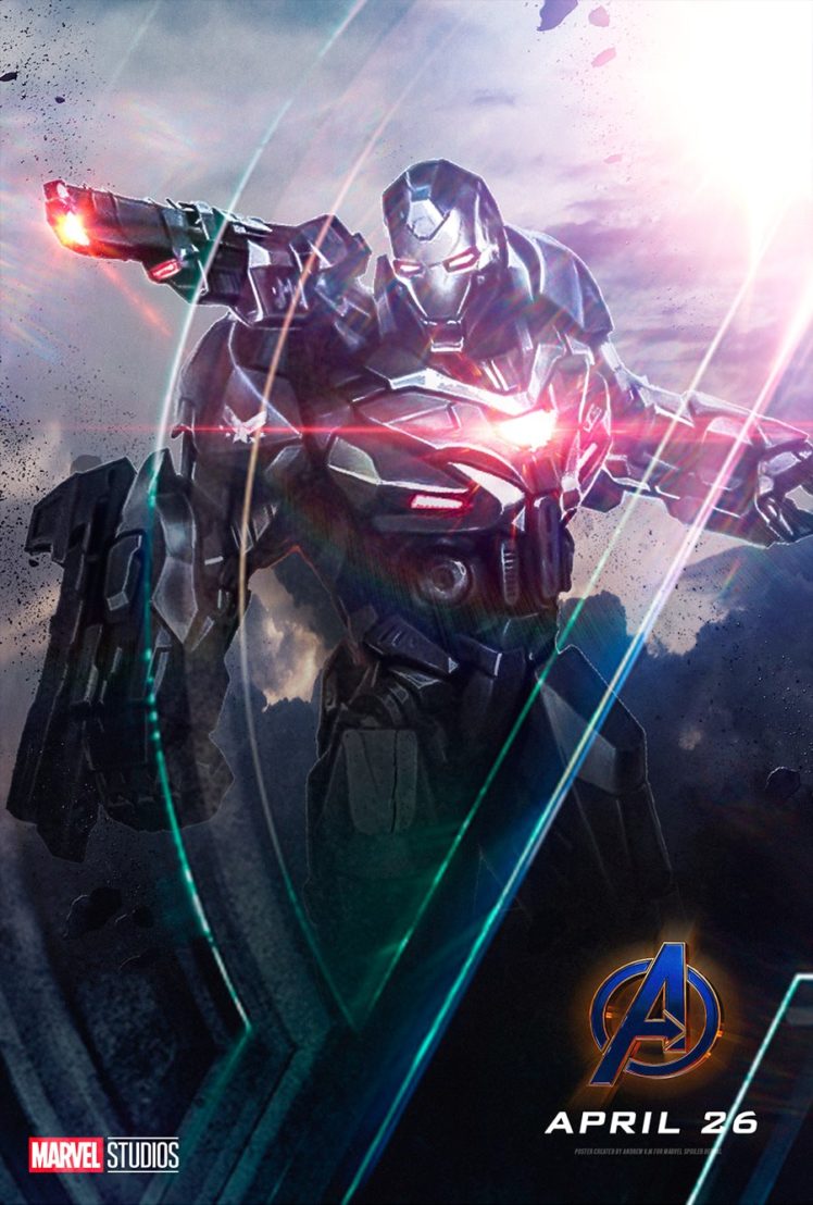 Avengers Endgame War Machine - HD Wallpaper 