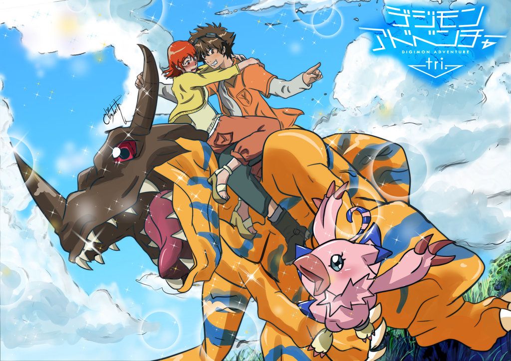 Digimon Adventure Tri Taiora 1024x724 Wallpaper Teahub Io
