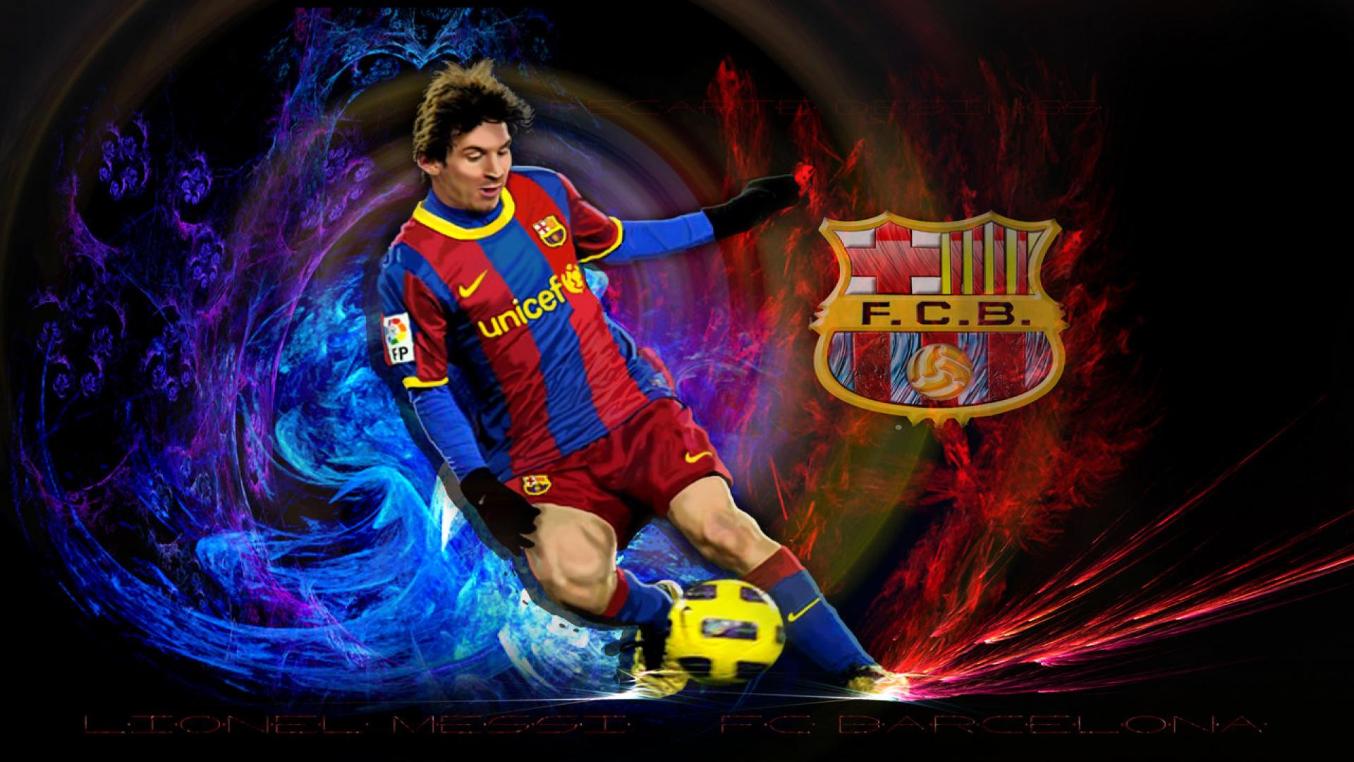 Lionel Messi Fc Barcelona Wallpaper - Fc Barcelona Lionel Messi - HD Wallpaper 