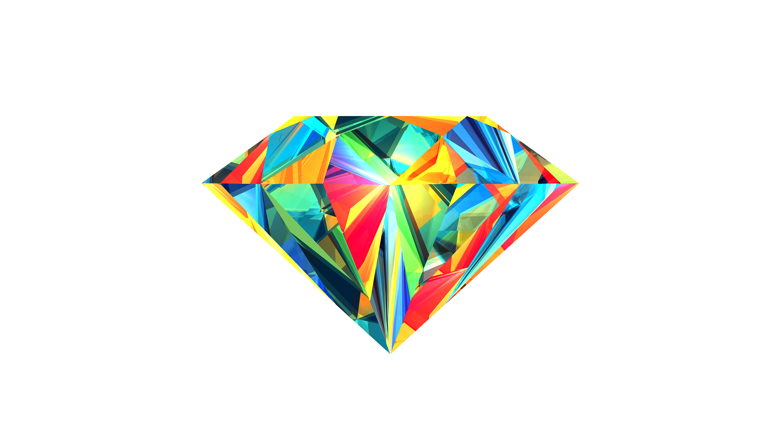 Colorful Diamond - HD Wallpaper 