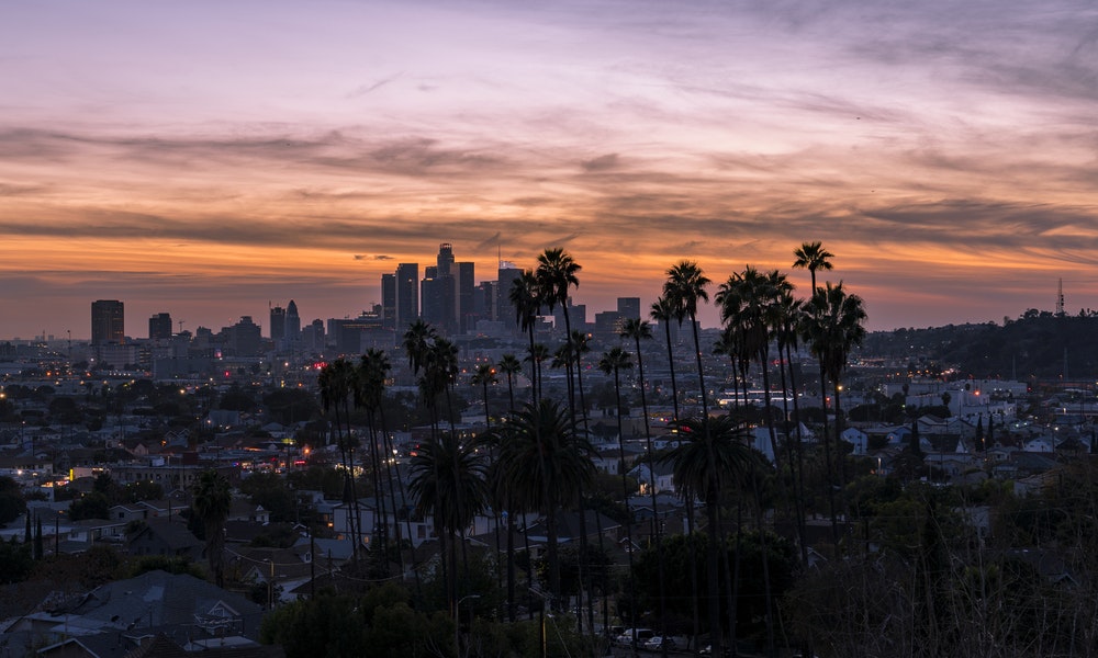 Drone Los Angeles California - HD Wallpaper 