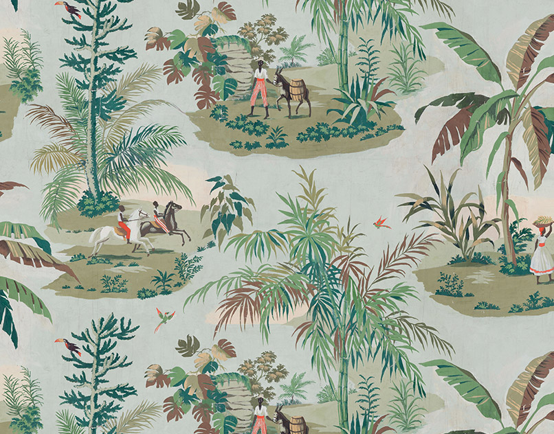 Martinique Wallpaper Pierre Frey - HD Wallpaper 