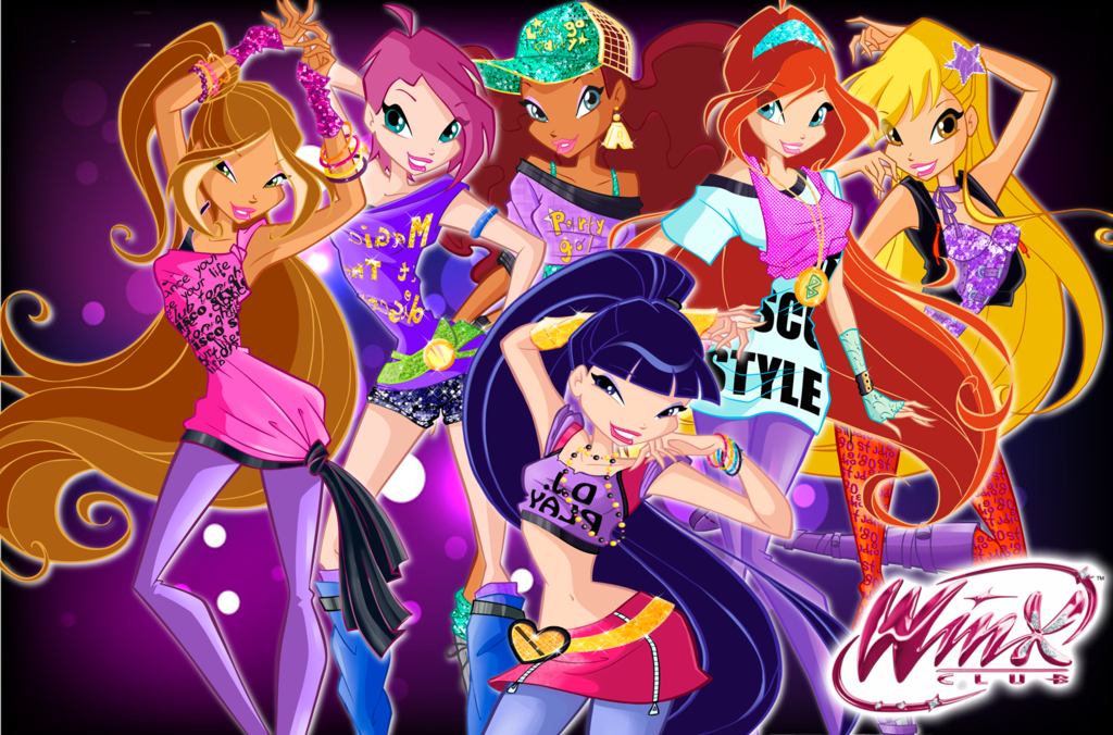 Winx Club Disco Wallpaper By Wizplace D6zybxe - Winx Club Disco - HD Wallpaper 