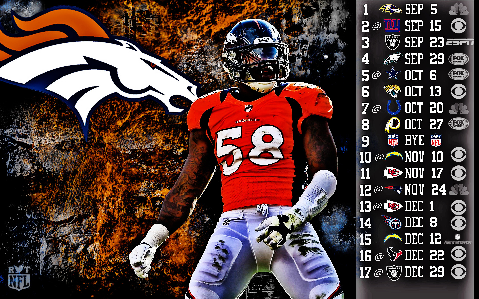 Denver Broncos Wallpapers 
 Data-src /w/full/4/f/5/3975 - HD Wallpaper 