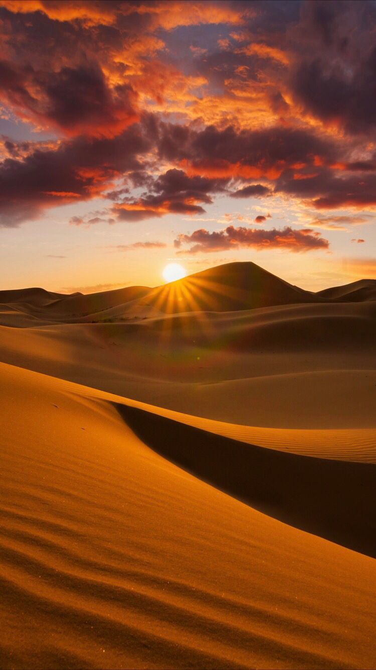 Sand Dunes - HD Wallpaper 