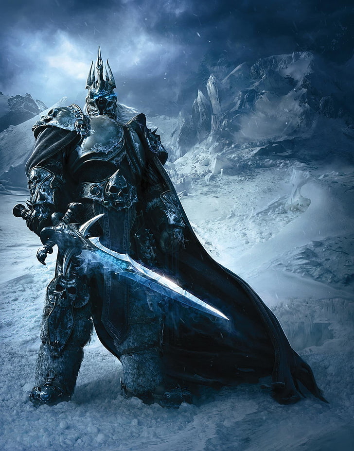 World Of Warcraft Arthas Lich King Wallpaper, World - Night King Vs Lich King - HD Wallpaper 